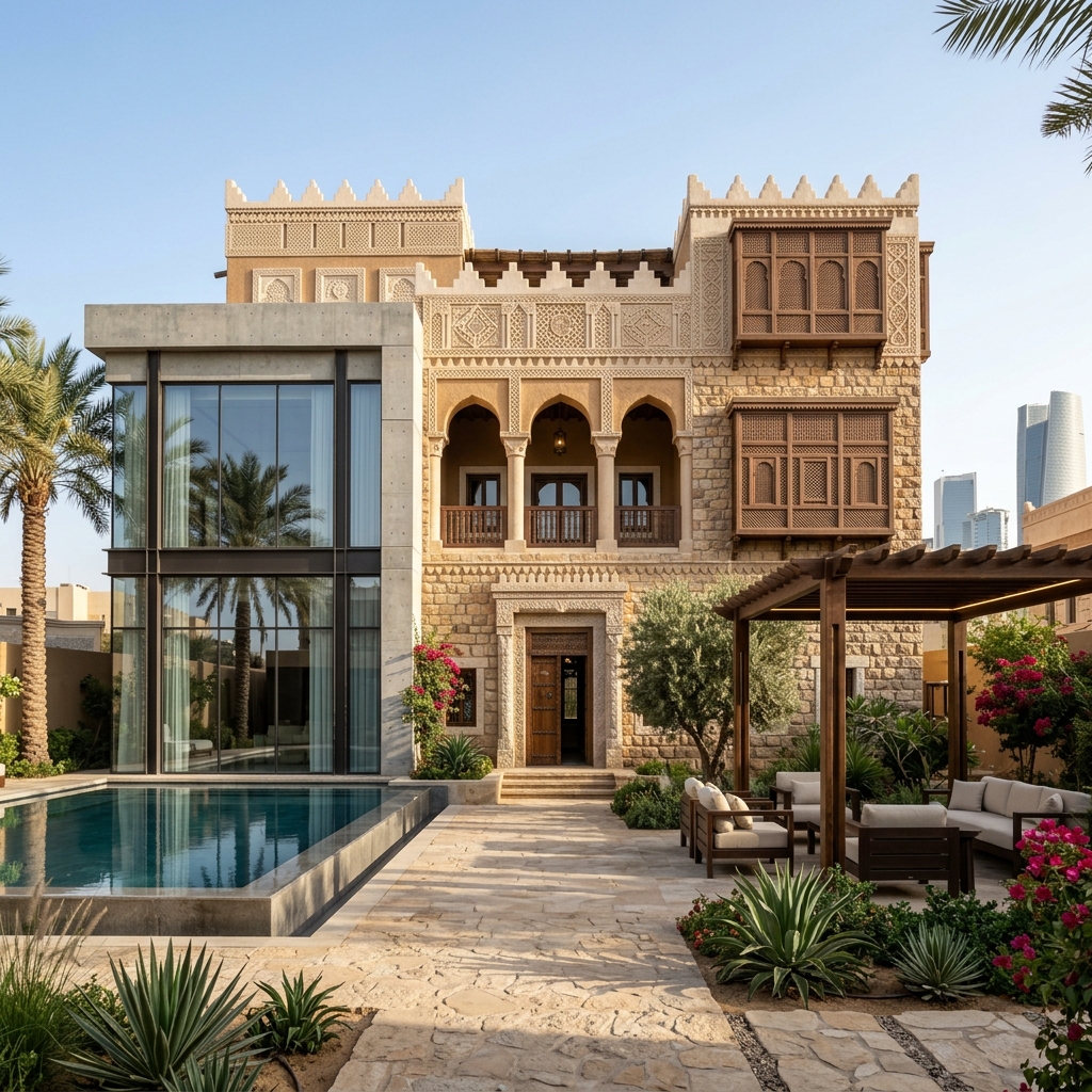 ترميم قصر النخيل الفاخر